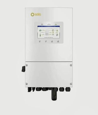 Гібридний інвертор SOLIS S6-EH1P6K-L-PLUS (6 кВт, 48 В, 2 MPPT, Wi-Fi, однофазний)